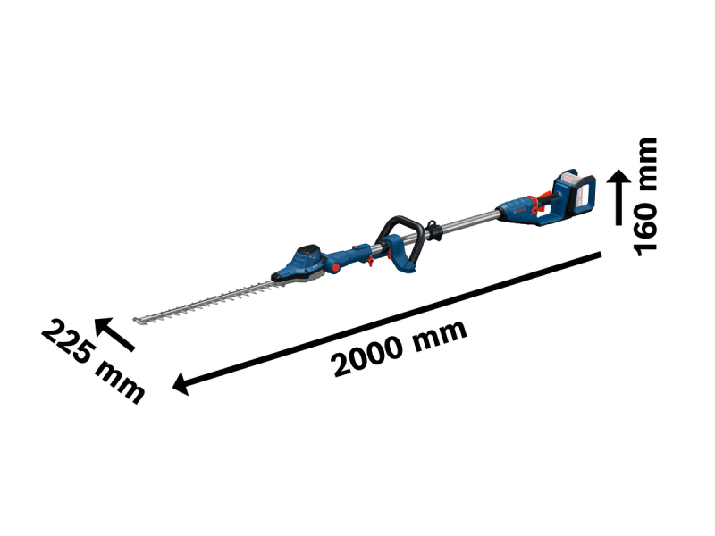 Akumulatorske škarje za živo mejo Bosch PRO GHE18V-50FP, 06008D5100